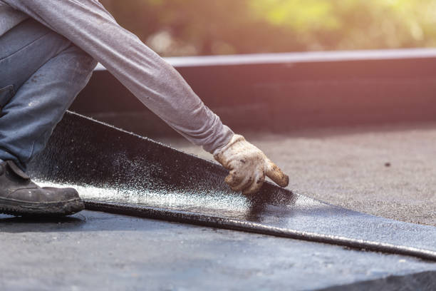 Professional Interior Drainage System technician working in Bunker Hill, IN